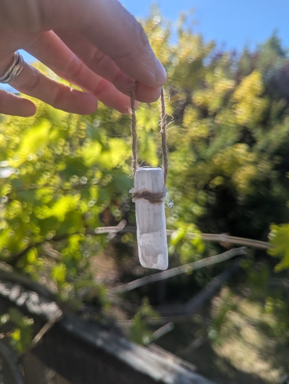 Selenite Charm